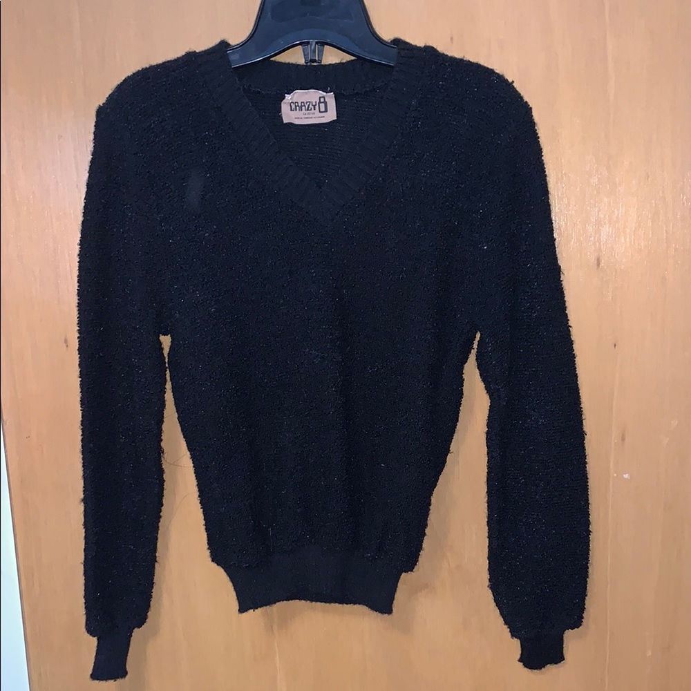 Crazy 8 Black V-Neck Sweater